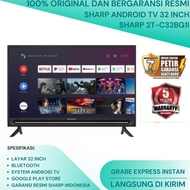 Bekas Pakai tv android sharp 2t-c32bg1i android tv 32 inch