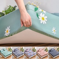wh17 WASART Geometric printed elastic fitted sheet mattress protector cover couple 2 people luxury double bed sheet king size 90/180Mattress Pads