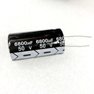 10PCS 50V6800uF  Electrolytic capacitors 6800UF 50V 22*40MM
