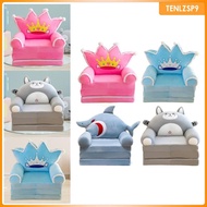 [tenlzsp9] Foldable Kids Sofa Cover Mini Sofa Tier Washable Kids Couch Cover Sofa Furniture Protector for Bedroom Home