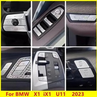Car Interior Air Conditioning Vents Steering Wheel Glass lift Window Memory Button Trim For BMW X1 i