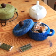 羊毛氈兒童房玄關收納容器 小燉鍋 / 入厝禮