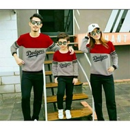 KATUN Dodgers T-shirt Couple T-shirt Family Couple T-shirt/ 24s combed Cotton T-shirt/