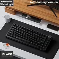 AJAZZ AK820 Wired with rotary volume buttons Hot-swappable keys for office and home mechanical keybo