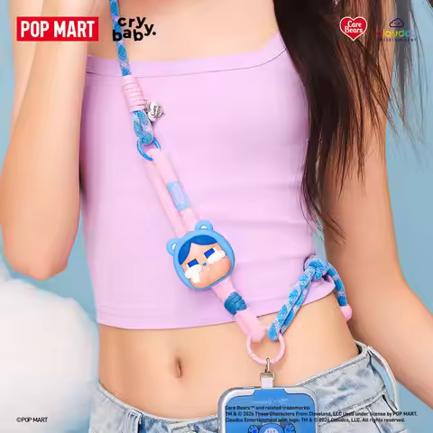 Genuine in Stock POP MART Crybaby Care Bears Series Lanyard Blind Box Ornament Gift
