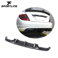W204 C63 Carbon Rear Diffuser Lip for BENZ W204 TMS Style