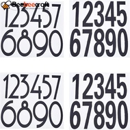 1set SUPERFINDING 8 Sheets 2 style Sticker Reflective Self Adhesive Vinyl Waterproof 0-9 Number Deco
