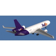 MD-11 FedEx airplane papercraft pattern sheet (PR-A3)