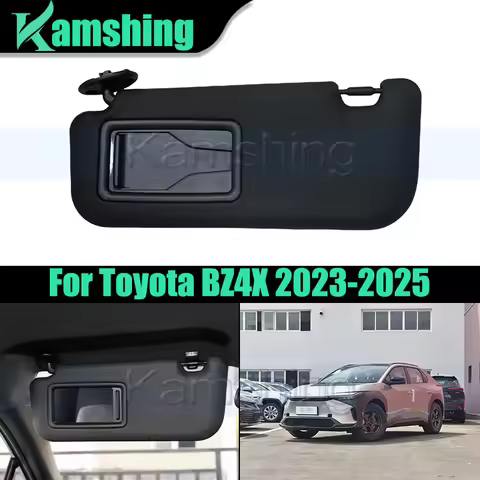 Car Inside Sunvisor For Toyota BZ4X 2023-2025 Sun Shield Front Sunshade Sun Visor Black