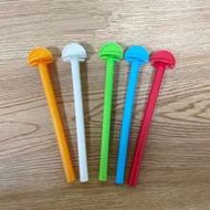 5pcs Solid Random Bird Standing Pole, Bird Finch Canary Budgie Cage Platform Plastic Bird Perch Rand