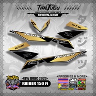 RAIDER 150 Fi DECALS ( NEW DOHC 2023 )【ThaijutsuStickers】