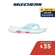 Skechers Online Exclusive Women Foamies GOwalk 5 Bali Walking Sandals - 111100-AQUA - Slipper, Casual