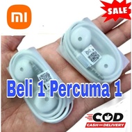 [Beli 1 Percuma 1] Xiaomi Earphone Redmi 13C 12 12C 10C 10A Note 12 11 Pro 11S Poco In-Ear Earbuds H