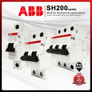 ABB 6kA MCB SH201 SH202 SH 203 [6A, 10A, 16A, 20A, 25A, 32A, 40A, 50A, 63A]