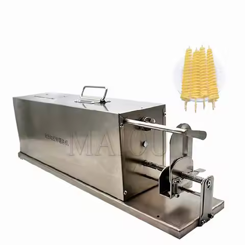 Automatic Stretch Tornado Potato Machine,Potato Spiral Cutting Machine Potato Cutter Machine Potato 