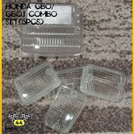 **HOT ITEM** HONDA C70 GBO/GBOJ BRAKE LIGHT & SIGNAL COVER COMBO SET(ALBINO)
