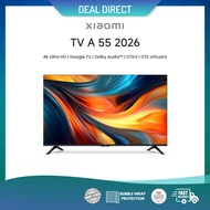 Xiaomi TV A 55 2026 | 4K HDR | Dolby Audio | Google TV | xiaomi Malaysia Warranty