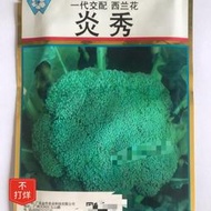 【大目】炎秀西蘭花種子 種籽青花菜種子 種籽日本坂田進口耐熱耐寒10hxmm