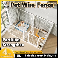 Pet Fence Dog Fence Large Metal Platform Indoor Diy Portable Dog Kennel Outdoor Cat Fence 宠物围栏