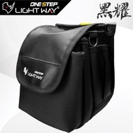 LIGHT WAY Black Yao Quick Buckle Tool Waist Bag (3L) [020A022]