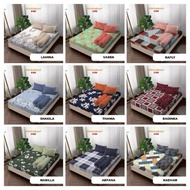 KINTAKUN QUEEN FITTED BEDSHEET 160X200CM HEIGHT 25CM DLUXE EXTRA RUBBER