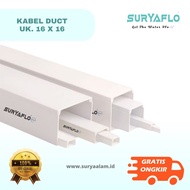 CABLE DUCT 16 X 16 MM | TRUNKING DUCT 1.7 METERS | SURYAFLO ELC