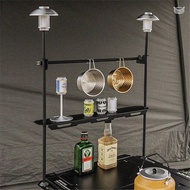 ARBOR Outdoor IGT U-Shaped Desktop Light Stand Shelf Integrated Aluminum Hook Korean Owl Camping