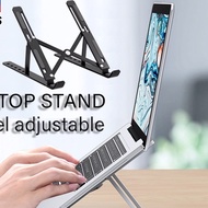 P6 laptop Stand Portable Hands Free ABS Adjustable Foldable Laptop Desk Stand