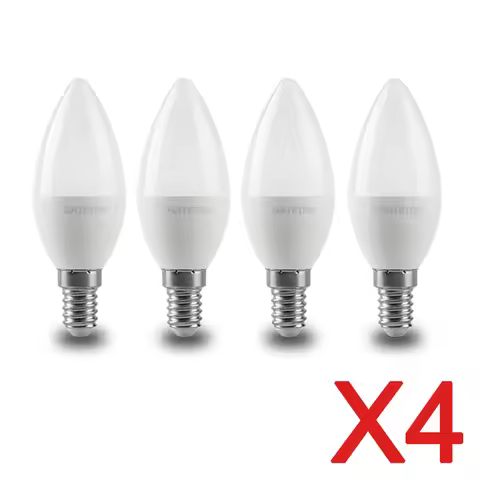 4pcs Led Candle Bulb C37 E14 E27 B22 220V Energy Saving Lamp 3W 5W 6W 7W Led Chandelier Light for Ho