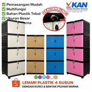 AL DIAMOND PLASTIC CLOTHES WARDROBE 3/S4 2 TIERS Plastic shelf/ Plastic cupboard/ Wardrobe/