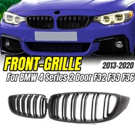 For BMW 4 Series Gran F32 F33 F36 F80 F82 Coupe 2Door 2013-2020 Front Bumper Diamond Style Grill Glo