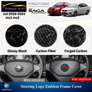 HermanAuto Proton Saga VVT MC1 MC2 Car Steering Wheel Logo Emblem PNP Accessories