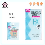 ❣Cezanne UV Foundation EX Plus แป้งผสมรองพื้น ทั้งแบบตลับ และ รีฟิล แท้✭