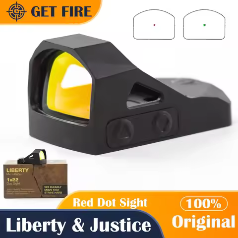 Original Liberty & Justice 3 MOA Reflex Shake Wake Red Green Dot Sight 407C/507C Pistol Cut for Gloc