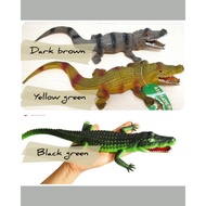 ready stock!!! PVC CROCODILE TOYS WITH BING SOUND BUAYA MAINAN