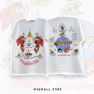 Bleached Fabric T-Shirt Powerpuff Call Money Gold S-5XL S-5XL