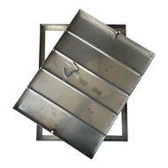 18”x24” /12” x 12” heavy duty STAINLESS STEEL MANHOLE COVER 4kg- Cover & Frame Removeable Cover