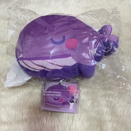 on hand BTS TinyTan purple whale