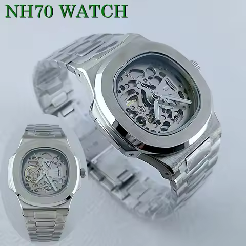 Men's NH70 Watch Stainless Steel Automatic Mechanical Watch NH70 Sports Watch
