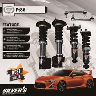 Silvers Coilover NEOMAX Toyota FT86 (pillowball) READY STOK