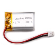 MSDS Verified Part Number: 702030, Rechargeable 3.7V 400mAh Li Lipo Lithium Polymer Ion Battery Pack
