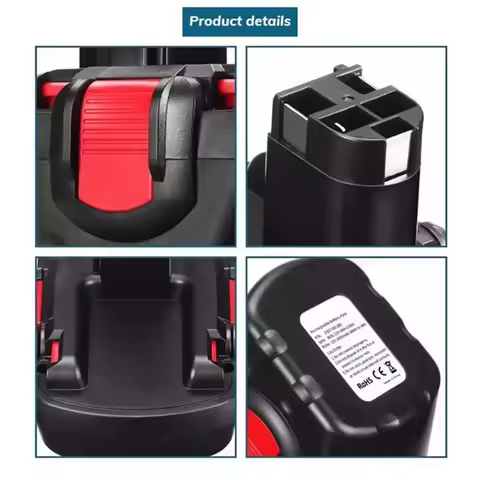 12V 4.8/6.8/9.8Ah Replacement Battery For BOSCH GSR For BAT049 BAT139 PAG GSR PSR 12 VE-2 BAT043 BAT