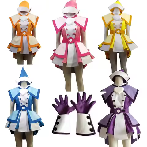 Anime Harukaze DoReMi Segawa Onpu Asuka Momoko Senoo Aiko Fujiwara Hazuki Cosplay Costume halloween
