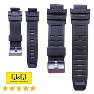 QQ M133 Watch Strap Q&Q M133 Watch Strap QQ QnQ Q&Q M133 Rubber Watch Strap