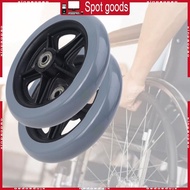XI Wheelchair Front Wheel Universal Caster Solid Tire Wheel Smooth Easy to Install
