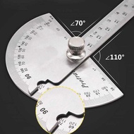 Protractor Ruler Protractor Measuring 145mm 180Degree - PR180 - Silver AM10 Alanmasbro10