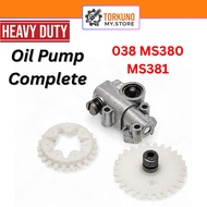 [Heavy Duty] 038 MS380 MS381 Oil Pump Complete Set Chainsaw