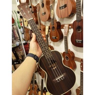 [101] Dame Concert Size Ukulele Dark Color Rosewood free bag pick