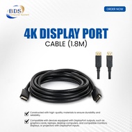 TIinytech 4K DisplayPort Cable - 1.8M High-Speed DP to DP Cable