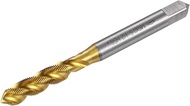 QUARKZMAN M6 x 0.5 Metric HSS (High Speed Steel) Titanium Coated Machine Screw Thread 3 Flutes H2 To
